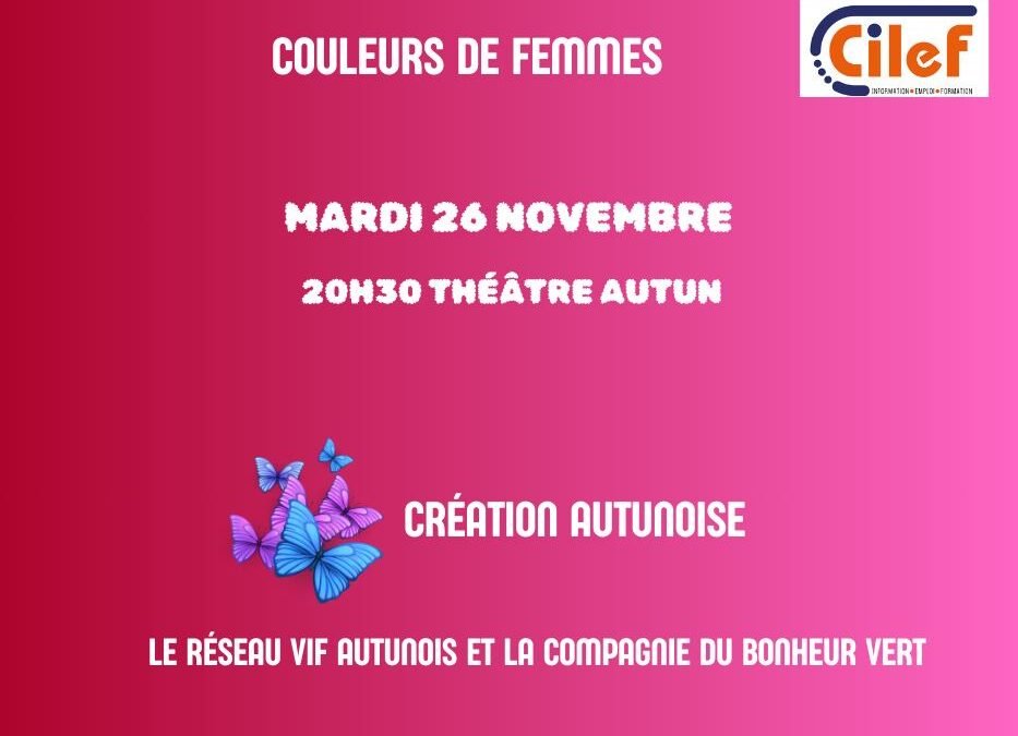 Pièce de théâtre Couleurs de femmes 26-11-2024